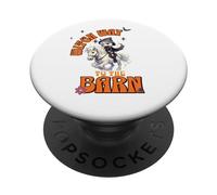 Halloween Witch Horse Funny Witch Way to the Barn Farm PopSockets PopGrip Adesivo