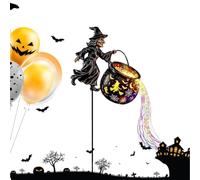 Halloween Witch Lamp | Gothic Waterfall Lighting Battery String Lantern | W