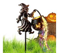 Halloween Witch Light LED che scorre luce che scorre | Decorazione per la casa di Halloween per la casa di vacanza prato cortile porte fattoria casa infestata festa scolastica