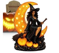 Halloween Witch Light LED Light Up Spooky Plug-In Halloween WitCenterpiece