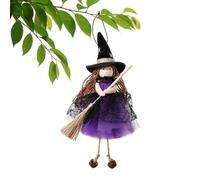 Halloween Witch Ornament Spooky Hangable Mysterious Visual Eff Door Pendant