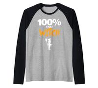 Halloween Witch Scopa 100% Quella Strega Maglia con Maniche Raglan