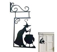 Halloween Witch Sorcière Silhouette, Silhouette di di stregone sospeso Decorativo - di Nozze Appeso Ornamenti per casa fête Aria interie Delicato con Grande Durata, Solido,
