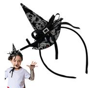 Halloween Witch Topper - Design decorativo Skull Star, Cappello da festa in vestiti | Cesto in costume tagliato in pizzo con per spettacoli teatrali, componente aggiuntivo per cosplay per le nott