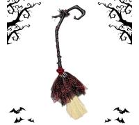 Halloween Witches Broom | Scary Lightweight Cosplay Prop
