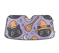 Halloween Witchy Cats Pozioni Protezione Solare Scudo per auto Parabrezza Automatas para Autos