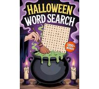 Halloween Word Search 1200+ Words: Spooky and Fun Word Find Puzzles for Adults and Seniors, Large Print Activity Book with Solutions