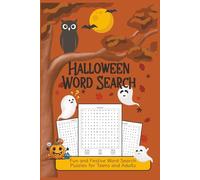 Halloween Word Search: 50+ Fun, Fall Festive Word Search Puzzles for Teens and Adults | Cozy Gift for Spooky Season