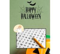 Halloween Word Search Age 6+: 2100+ words, Large Print, Full Page Puzzle, Solutions Included