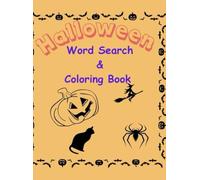 Halloween: Word Search and Coloring Book