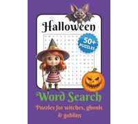 Halloween Word Search Book: Easy to Read Puzzles about Halloween, Witches, Ghosts and More| 6x9 inches, 100 pages | 50+ Puzzles ... Gift for Vacations, Holidays and Free-Times