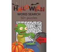 Halloween Word Search Book: Word Searches with Easy to Read Print about Halloween, Pumpkin Carving, Spiders, and More | 6x9 inches, 110 pages | 50+ ... Gift for Vacations, Holidays and Free Times