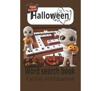 Halloween Word Search Book: Word searches with Easy to Read Print about Halloween,Trick or Treat!! and More |6×9 inches,110 pages|50+ Puzzles ... Gifts for Vacations,Holidays and Free time Funs