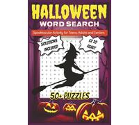 Halloween Word Search: Easy to Read Word Searches for Adults, Seniors, and Teens Featuring Spooky, Haunted, Trick-or-Treating Words, and Scary Fun | ... Games for Travel, Parties, and Seasonal Fun