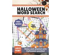 Halloween Word Search for Adults and Seniors: 55 Spooky & Fun Puzzles | Large Print for Easy Reading | Relaxing Halloween-Themed Word Search Book | 6 x 9 Inches