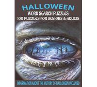 HALLOWEEN WORD SEARCH FOR ADULTS: This Terrifying Word Search Puzzle Book is packed with 100 Spooky, Rare, Gothic, Folklore-Style word search themes. ... for Halloween parties, or screen-free fun.