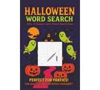 Halloween Word Search: Halloween Word Search Activity Book for Adults and Teens | 50+ Word Challenges with Answers and a Bonus Coloring Page for Relaxing Fall Fun