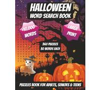 Halloween Word Search Madness: 360 Spooky Large Print Puzzles | 30 Words Each for Adults & Seniors
