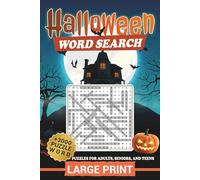 Halloween Word Search Puzzle Book 2026: Large Print: Fun and Spooky Word Search Puzzle Book with 3000+ Halloween and Horror Words | 6x9 inches, 120 ... | Gift for Adults, Teens, and Puzzle Lovers