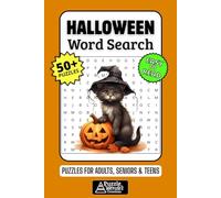 Halloween Word Search Puzzle Book: 50+ Fun & Easy-to-Read Puzzles Exploring Pumpkins, Ghosts & Spooky Fun, Gift for Halloween Lovers & Spooky Season Fans, Adults, Seniors & Teens