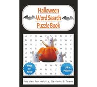 Halloween Word Search Puzzle Book: Easy to Read Print about Halloween and Scary Stuff - 6x9 Inches, 110 Pages | 50+ Puzzles… Gift for Vacations, Holidays and Leisure Times