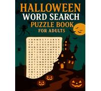 Halloween Word Search Puzzle Book for Adults: Large Print - 1000+ words - Easy-to-Read Puzzle Activity Book for Adults, Seniors | 50 Puzzles with Solutions