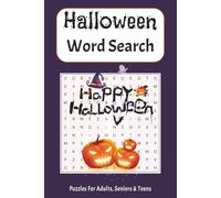 Halloween Word Search Puzzle Book: Halloween Word Searches With Easy To Read Print About Horror, Ghost, and Fun | 6x9 inches, 110 pages | 50+ Puzzles … Gift for Vacations, Holidays and Spooky Times