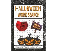 Halloween Word Search Puzzle Book With Fun Facts: Word Searches with Easy to Read Print about Halloween, A Spooky Word and More | 6x9 inches, 120 ... for Vacations, Holidays and Free Times.