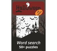 Halloween Word Search Puzzle Book: Word search, easy to read print, Fall, Holiday, Spooky, Trick or treat |6x9 inch, 110 pages 495 words