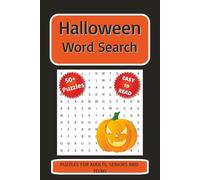 Halloween Word Search Puzzle Book: Word search with easy-to-read text about Halloween, ghosts, ghouls and more | 6 x 9 inches, 110 pages | 50+ ... free time. Ideal for a cheap Halloween gift.