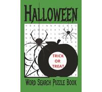 Halloween Word Search Puzzle Book: Word Searches with Easy to Read about Halloween, Trick-or-Treating, and more|6x9 inches, 100 pages| 50 puzzles
