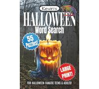 Halloween Word Search Puzzle Book: Word Searches, with Easy to Read, Large Print, about Halloween, Trick or Treating, Scary Costumes and More! | 6 x 9 inches | 110 pages | 55 Puzzles