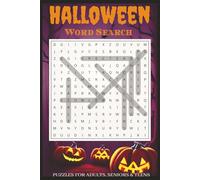 Halloween Word Search Puzzle Book: Word Searches with Easy to Read Print about Halloween, Costumes and More | 6x9 inches, 110 pages | 50+ Puzzles... gift for Vacations, Holidays and Free Times.