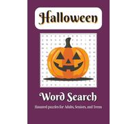 Halloween Word Search Puzzle Book: Word Searches with Easy to Read Print about Halloween, Frights, and Witches and More | 6x9 Inches, 110 Pages | 50+ ... Gifts for Vacations, Holidays, and Free Times