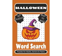 Halloween Word Search Puzzle Book: Word Searches with Easy-to-Read Print about Halloween, Holiday, Seasonal, Spooky and More |6x9 inches, 110 pages| ... Gift for Vacations, Holidays and Free Times