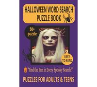 HALLOWEEN WORD SEARCH PUZZLE BOOK: Word Searches With Easy to Read Print About Halloween, Spooky Fun & Fall Traditions - For Adults and Seniors - 6×9 ... 50+ Puzzles…Gift for Season and Cozy Evenings