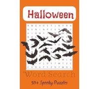 Halloween Word Search Puzzle Book: Word Searches with Easy to Read Print about Halloween, Spooky, Haunted and More | 6 x 9 inches, 110 pages | 50+ ... Gift for Vacations, Holidays and Free Times