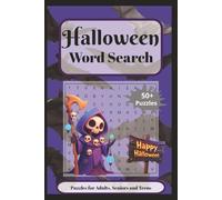 Halloween Word Search Puzzle Book: Word Searches with Easy to Read Print about Halloween, Spooky, Pumpkin and More | 6x9 inches, 110 pages | 50+ Puzzles ... Gift for Vacations, Holidays and Free Times