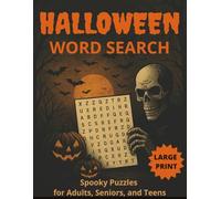 Halloween Word Search Puzzle Book: Word Searches with Easy to Read Print about Halloween, Spooky Season, Horror and More | 8.5x11 inches, Large Print, 102 pages | 50+ Puzzles … Gift for Vacations, Airplanes, Holidays, and Free Time