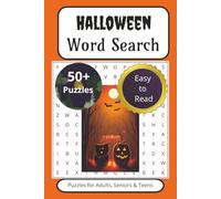 Halloween Word Search Puzzle Book: Word Searches with Easy to Read Print about Halloween, Spooky Season, Autumn and More | 6x9 inches, 110 pages | 50+ ... … Gift for Vacations, Holidays and Free Times