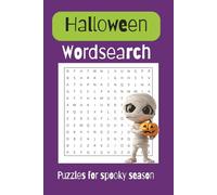 Halloween Word Search Puzzle Book: Word searches with easy to read print about Halloween, Spooky Season, All Hallows Eve 6x9 inches 110 pages, 50+ ... Gifts for Vacations, Holidays and Free Time