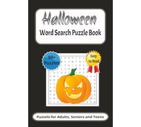 Halloween Word Search Puzzle Book: Word Searches with Easy To Read Print about Halloween, Spooky Things, Scary Words and More| 6x9 inches|110 pages| ... for Vacation, Down Time or as a Holiday Gift