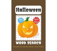 Halloween Word Search Puzzle Book: Word Searches with Easy to Read Print about Halloween, Trick or Treat, Haunted/Scary Things and More | 6x9 inches, ... Gift for the coming Holiday and free times.