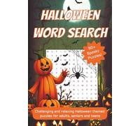 Halloween Word Search Puzzle Book: Word Searches with Easy to Read Print about Halloween, Witches, Monsters and More I 6x9 inches, 110 pages I ... Gift for Vacations, Holidays and Leisure Time