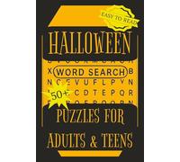 Halloween Word Search Puzzle Book: Word Searches with Easy to Read Print about Halloween with Illustrations | 6x9 inches, 118 pages | 50+ ... Gift for Holiday Fun and Free Times