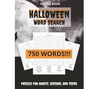 Halloween Word Search Puzzle Book: Word Searches with LARGE Easy-to-Read Print about Ghosts, Goblins, Creepy Crawlies, and More | 8.5 x 11 inches, 100 ... for Vacations, Holidays, and Free Time
