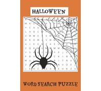 Halloween Word Search Puzzle: Word searches with easy to read print about spooky things, trick or treating fun, halloween activities| 6x9 inches, 110 ... Gift for vacations, Holidays and free times