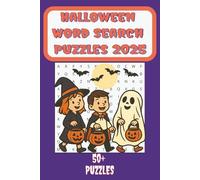 Halloween Word Search Puzzles 2025: Word searches with easy to read print about Halloween, Creepy Words, and Haunted Stuff | 6x9 inches, 110 pages | ... Fun Activity for Kids, Adults, and Seniors |