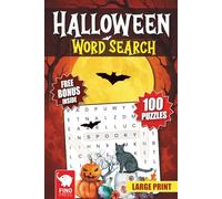 Halloween Word Search Puzzles for Adults: Large Print Fun - 100 Spooky Puzzles to Trick and Treat Your Brain!
