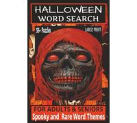 HALLOWEEN WORD SEARCH: This Terrifying Word Search Puzzle Book is packed with 55+ Spooky, Rare, Gothic, Folklore-Style word search themes. This unique ... for Halloween parties, or screen-free fun.
